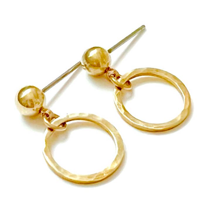 Mini Stevie hoop earrings for wholesale by Blue Begonia