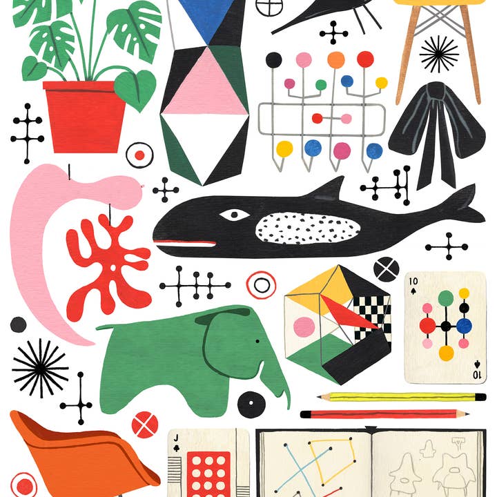 Happily Puzzles - Wholesale Puzzle - Adult - Eames Jigsaw Puzzle - 1000pc1