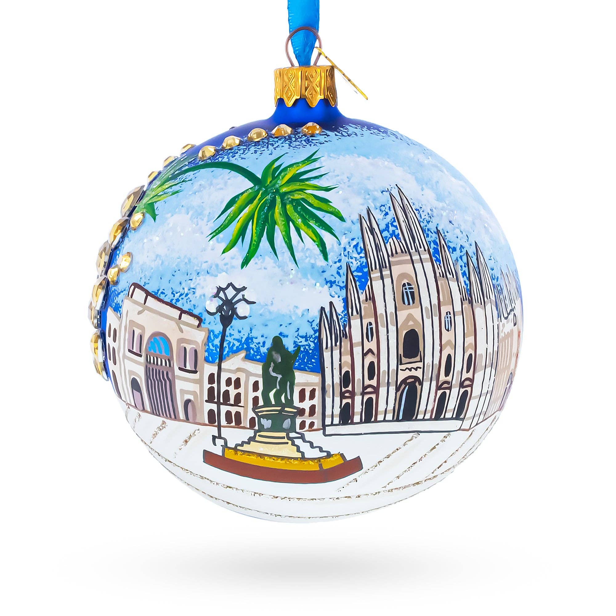 BestPysanky - Wholesale Ornament - Duomo di Milano, Milan, Italy Glass Ball Christmas Ornament 4 Inches0