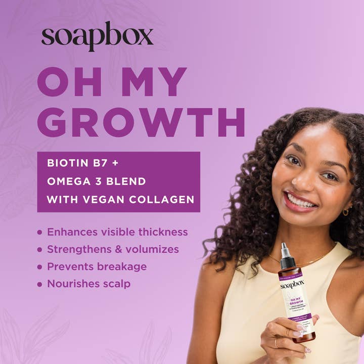 soapbox - Wholesale Scalp/Hair Treatment - Oh My Growth Lengthening Vitamin Booster Rinse-Out Treatment