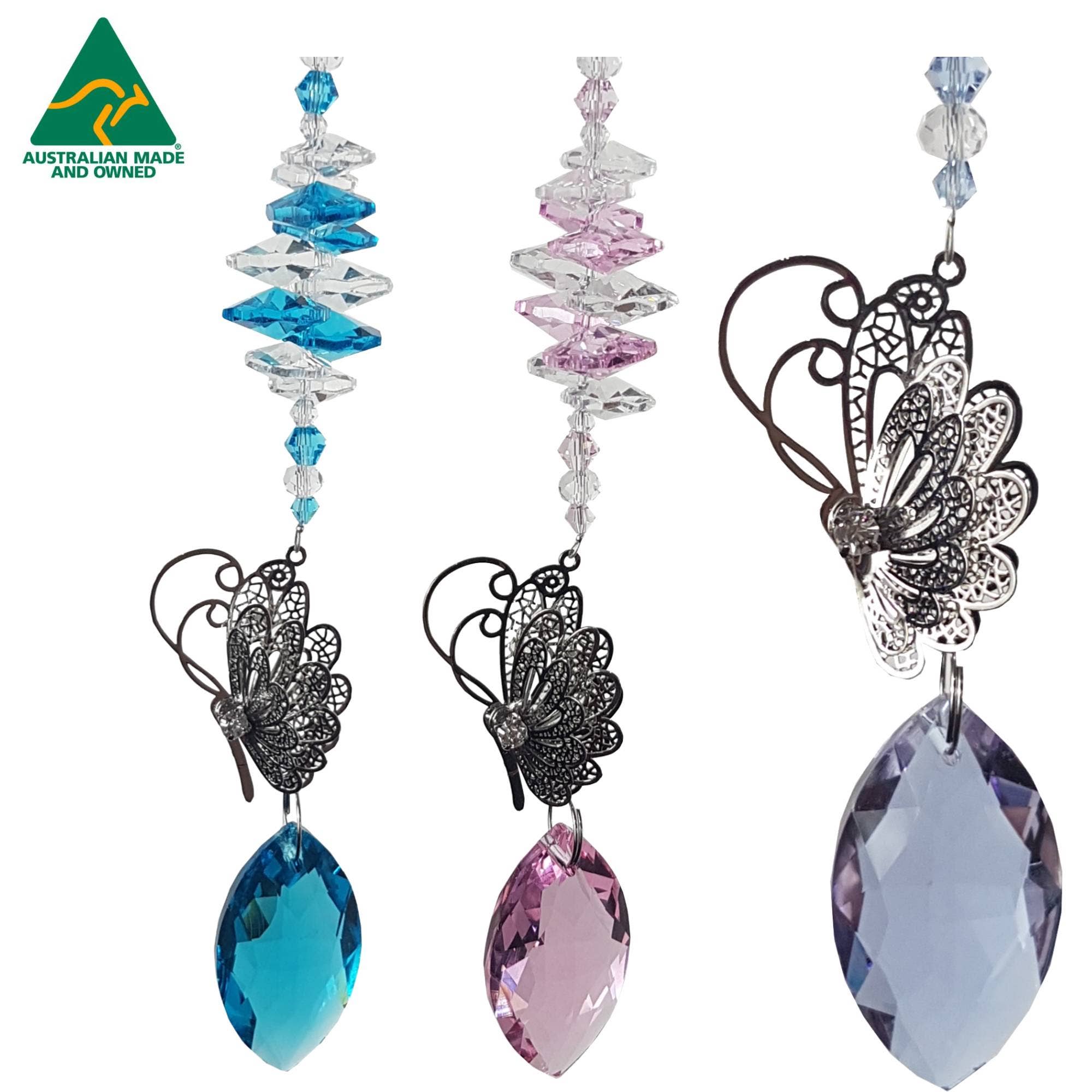 Gifts N Crystals – wholesale Suncatcher – Butterfly Suncatchers- filigree BFSC-F20