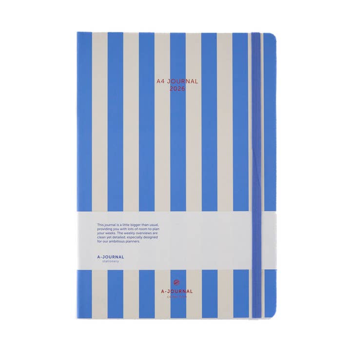 A4 My Journal 2026 - Stripes for wholesale by A-Journal Stationery