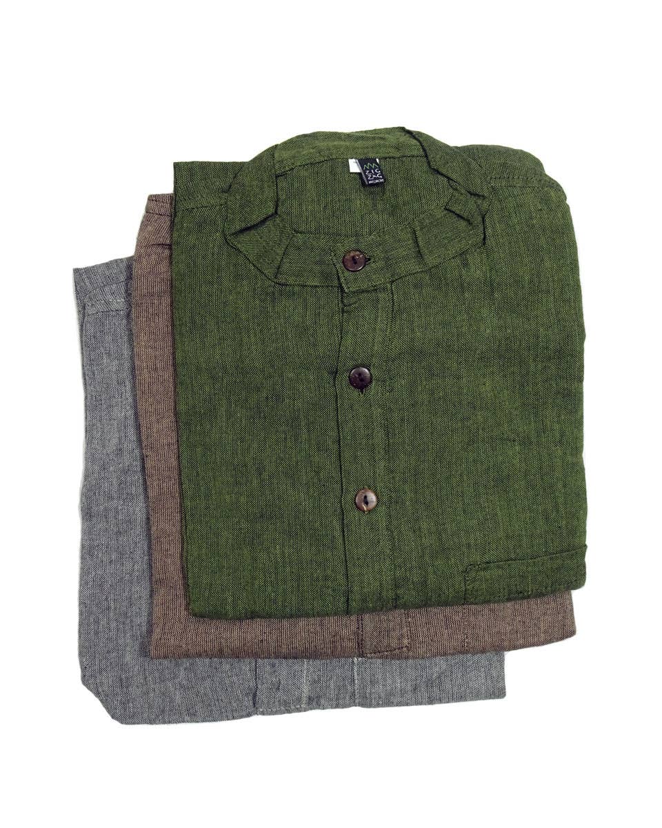 Zig Zag Asian Collection - Wholesale T-Shirt - Men's - Solid Cotton Kurta11