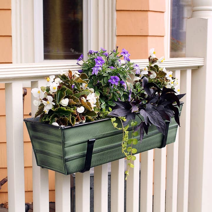 ACHLA Designs - Wholesale Wall Planter - 6" Wall Mount Flower Box Brackets2