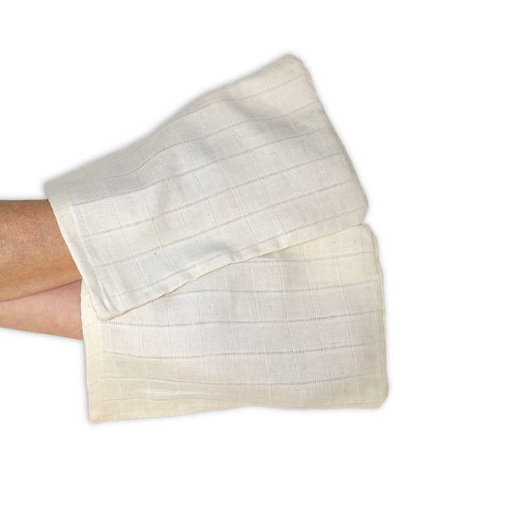 Muslinz - MerryGoRoundUK Ltd – wholesale Exfoliating gloves/mitts – MuslinZ 4pk Organic Cotton Muslin Spa Mitt - Unbleached