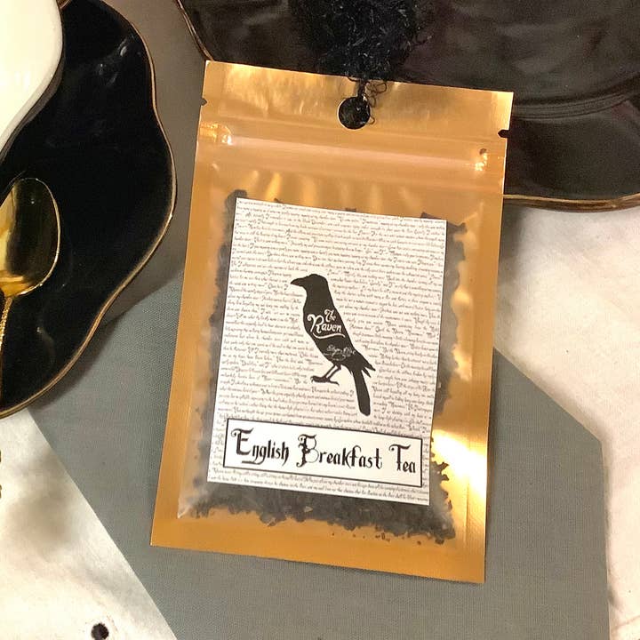 All Little Cute Things – Großhandel Loser Tee – Edgar Allan Poe The Raven Crow Englisches Frühstück Loose Tea0