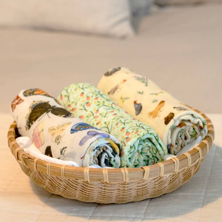 1canoe2 | One Canoe Two Paper Co. - Wholesale Swaddle - Baby - Flutter Friends Butterfly Baby Swaddle4