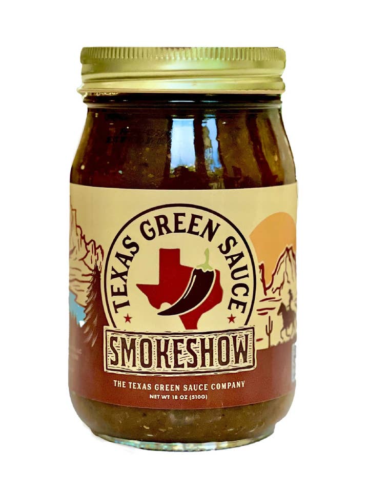 Smokeshow Texas Green Sauce | By the Jar for wholesale by The Texas GreenSauce Company