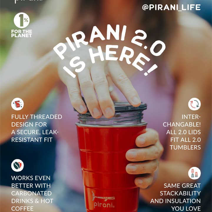 Pirani Life - Wholesale Insulated Mug/Tumbler - Insulated Stackable Tumbler 16 oz - Champagne (Metallic)3