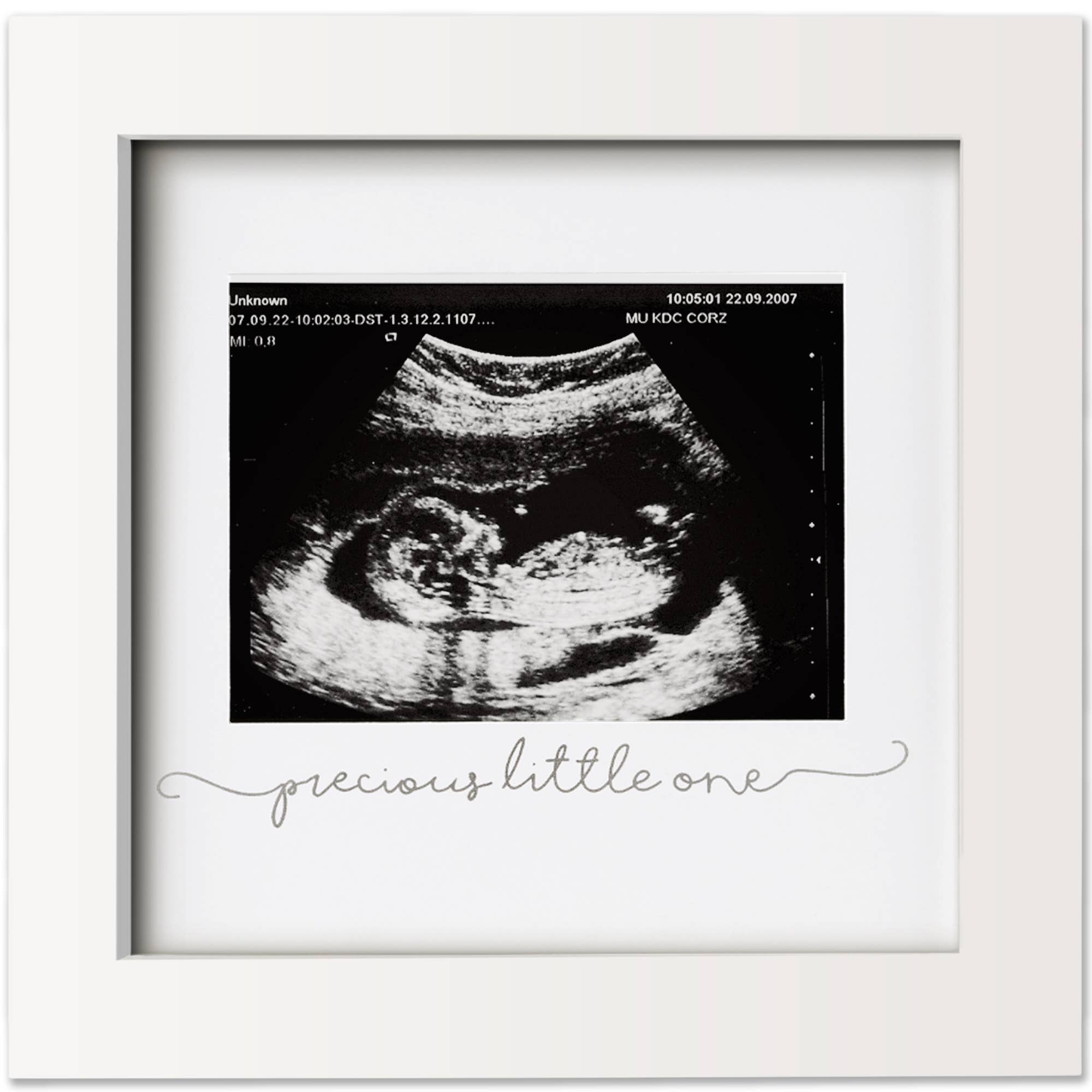 New Parent Gift Baby Shower Gift Kate & Milo Rustic Bracelet & Sonogram Frame Ultrasound Rustic Picture Frame 