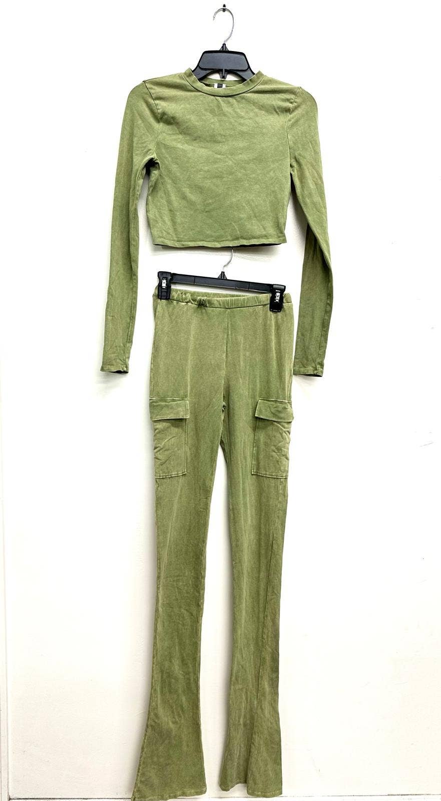 Uptown Apparel - Wholesale Top & Pant Set (NOT Loungewear) - Women's - T6603-B11205 MINERAL WASH COTTON TOP AND PANTS SET9