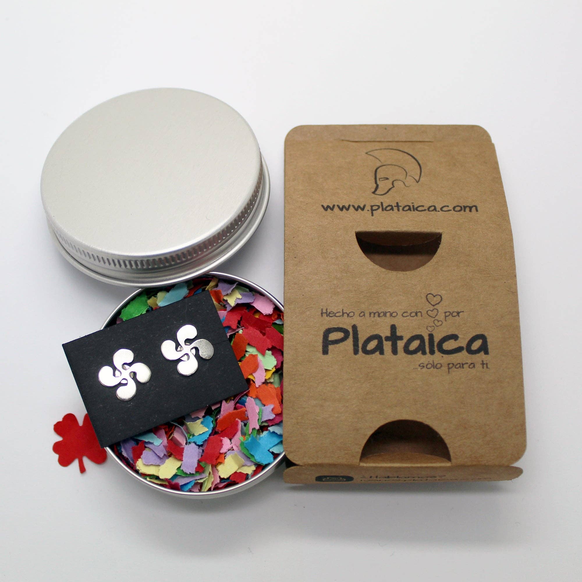 Plataica - Wholesale Stud/Post Earrings - 925 silver Lauburu earrings9