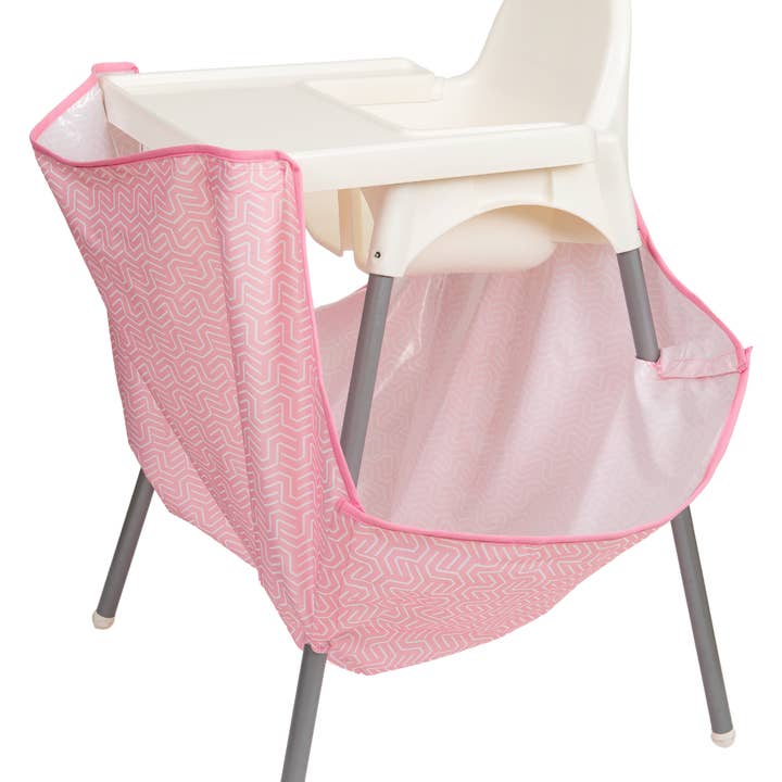 Mumma's Little Helpers - Wholesale Highchair –Baby - High Chair Food Catcher - Rose Pink2