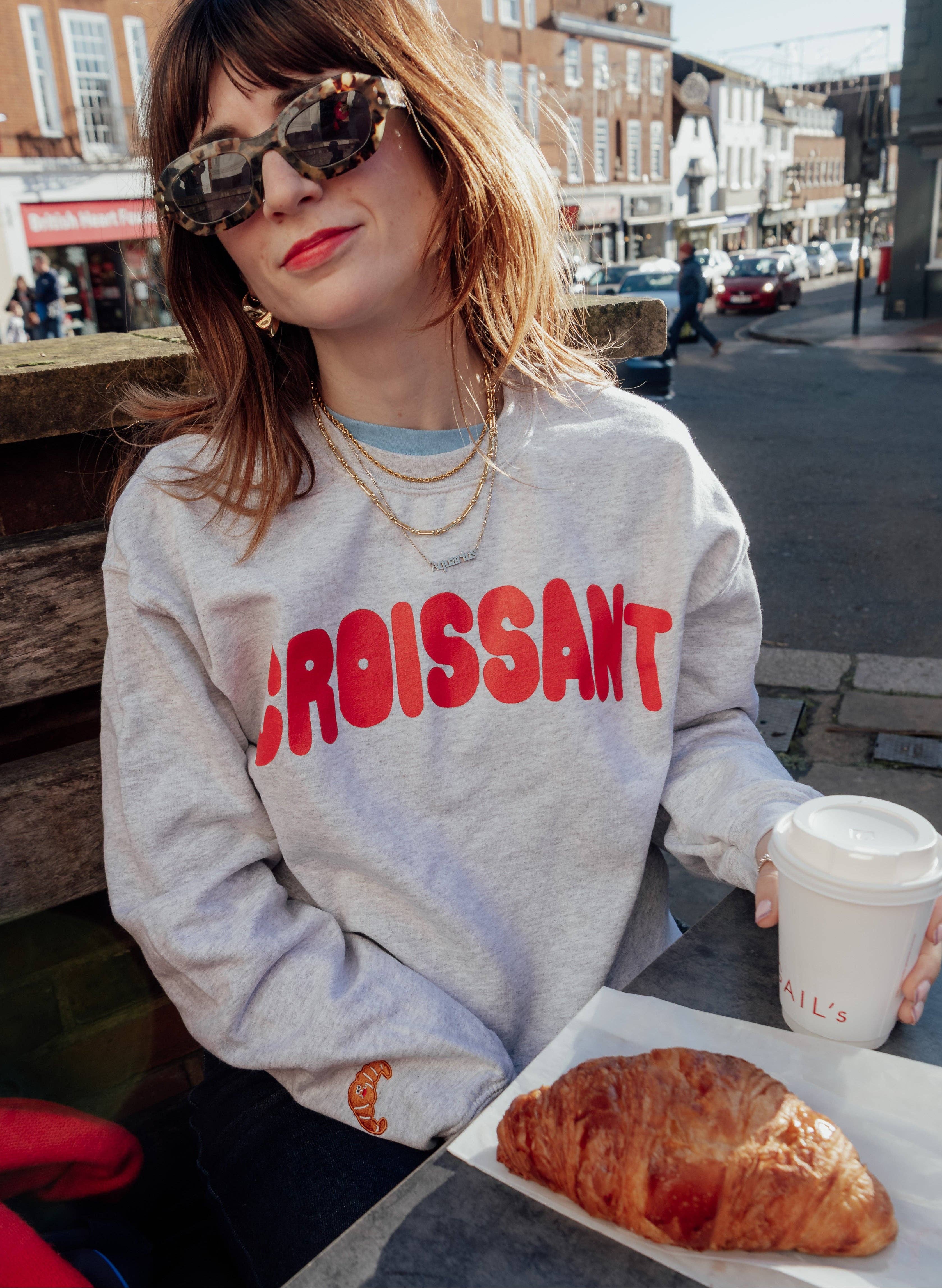 Limpet Store - Wholesale Graphic Sweatshirt - Women's - The Croissant Oversized Sweatshirt17