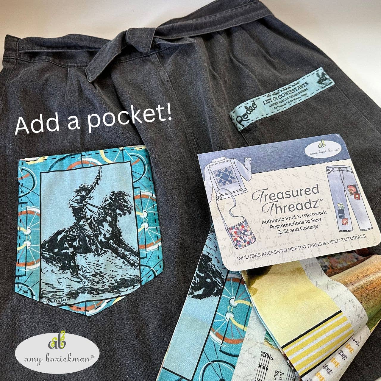 Colonial Patterns, Inc. - Wholesale Stofrol - Gewaardeerde Threadz® Quilt- & Naaistof - Western Rodeo11