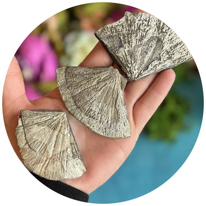Pyrite Sun Pieces, Bulk raw crystals for wholesale by Mandala Gems