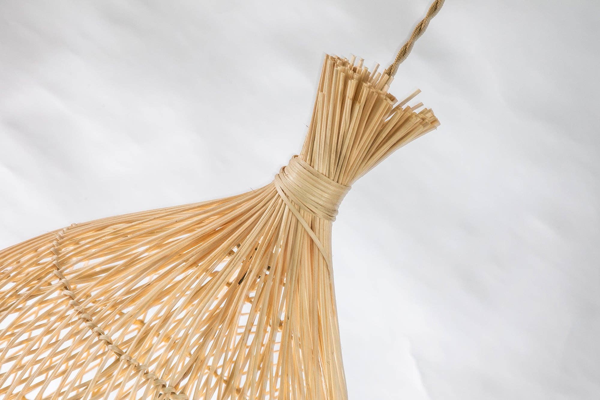 ELE Light & Decor - Wholesale Chandelier/Hanging Light - Handmade Rattan Teardrop Pendant Light6