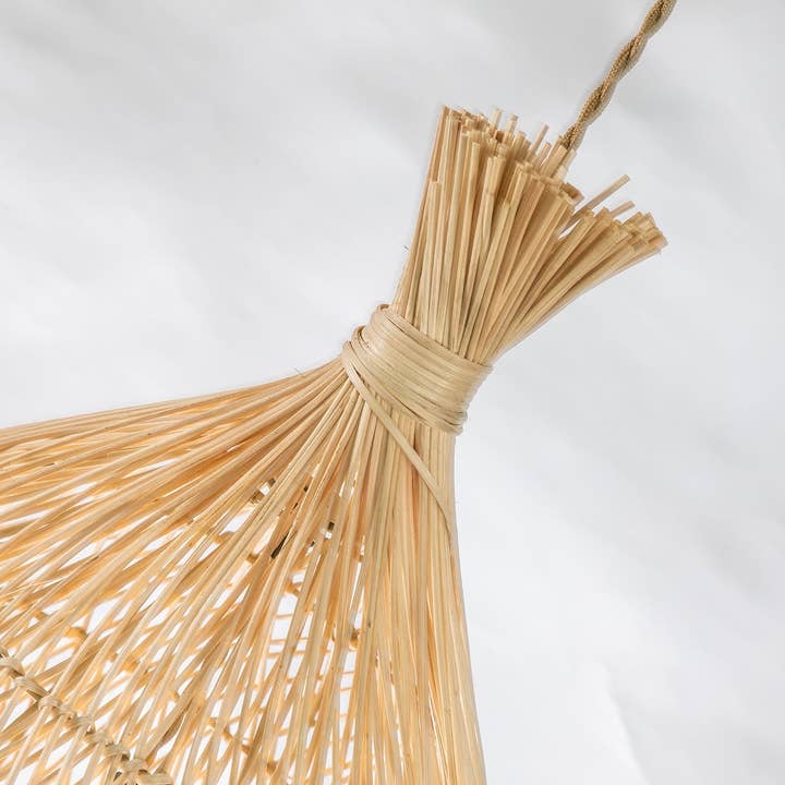 ELE Light & Decor - Wholesale Chandelier/Hanging Light - Handmade Rattan Teardrop Pendant Light6