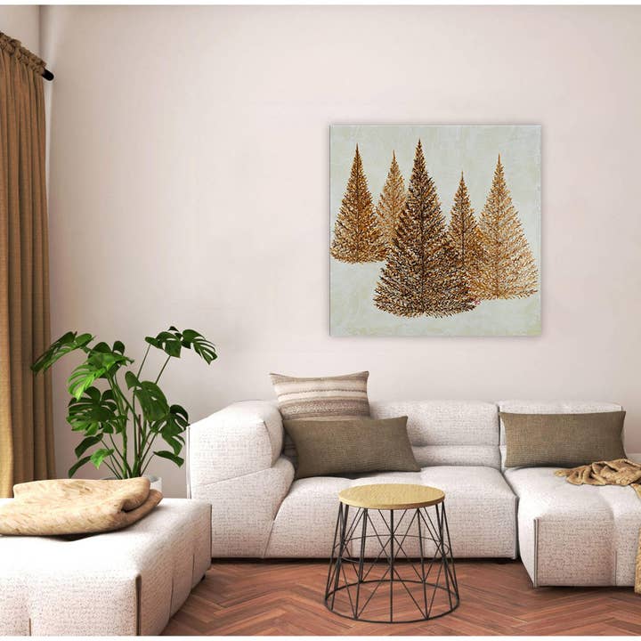 "Dawnlit Forest" Canvas Wall Art By Karen Biery for wholesale by Ready2hangart, Inc.