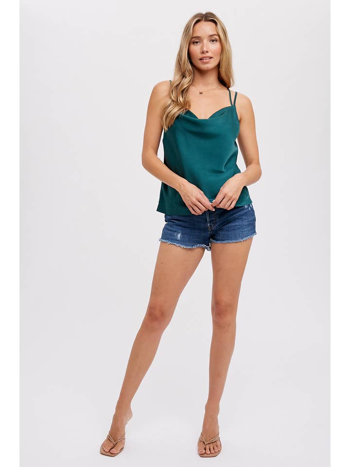 Bluivy – wholesale Camisole – Women′s – SILKY COWL NECK CAMI5