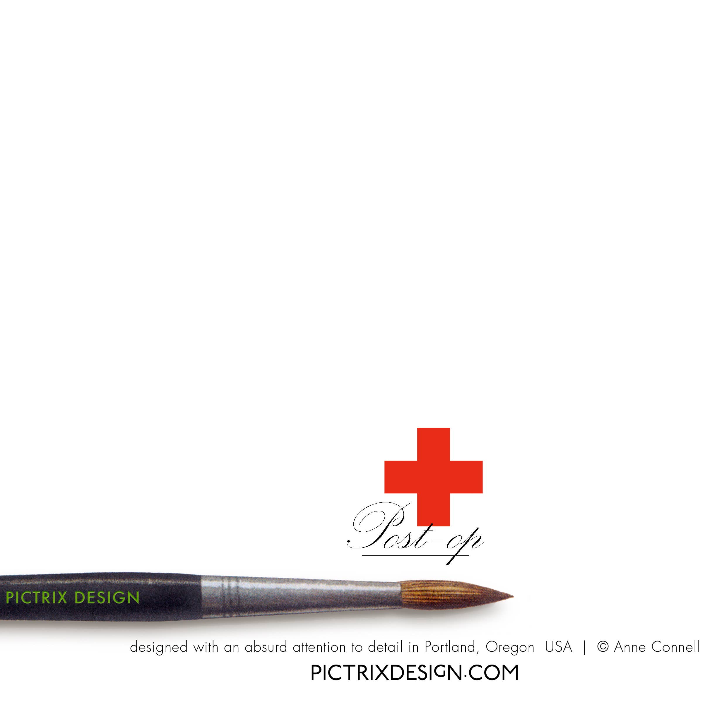 Pictrix Design – Großhandel Gute-Besserung-Karten – LETZTE SECHS: „Post-OP“ (Bauch/Herr) Genesungskarte3