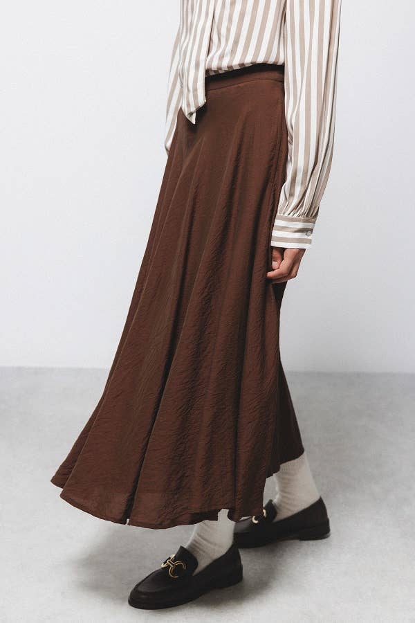 Lanidor - Wholesale Skirt - Women's - Plain Skirt (400538-19)