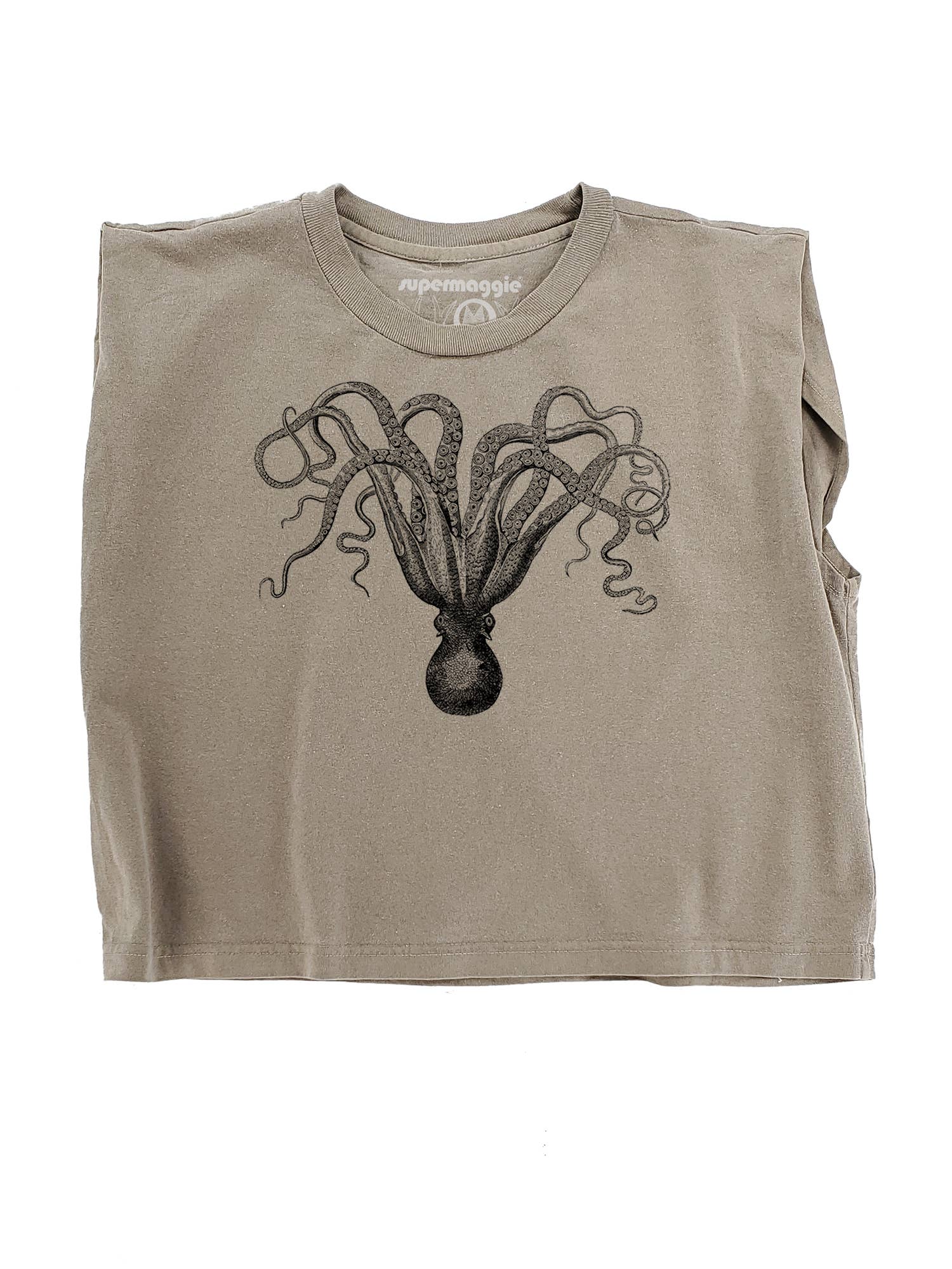 Supermaggie @ Faire - Wholesale T-Shirt (Graphic) - Women's - Octopus Maisie Heavyweight Muscle Tee4