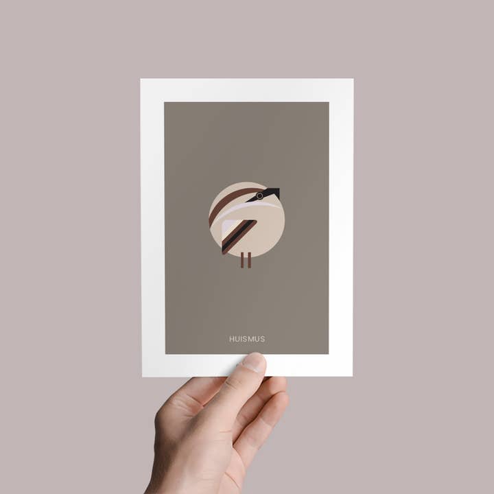 Mini Artprint Huismus for wholesale by Burones