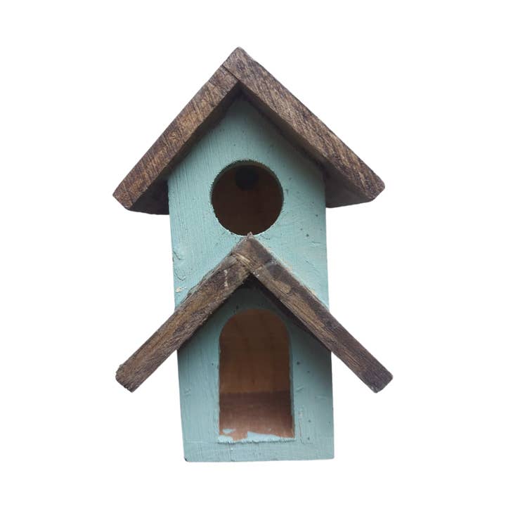 Mini Double Roof Hanging Birdhouse for Christmas Tree for wholesale by The Welcome Sign