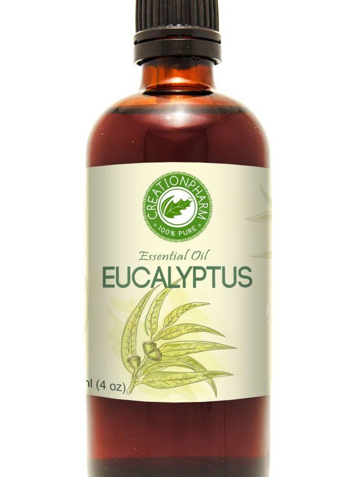 100 procent ren eukalyptus æterisk olie Eucalyptus Globulus 118 milliliter dampdestilleret terapeutisk kvalitet for engroshandel hos Creation Farm Inc