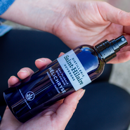 Ecohesens – Engroshandel Ansigts- og kropsspray – Økologisk Helichrysis Hydrosol - 200 ml flaske - Saint-Hilaire1