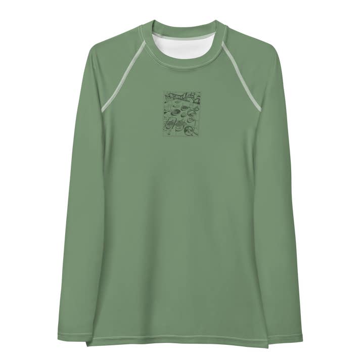 Rashie - Dinner Dust Green voor dames voor wholesale door Bønita Clothing