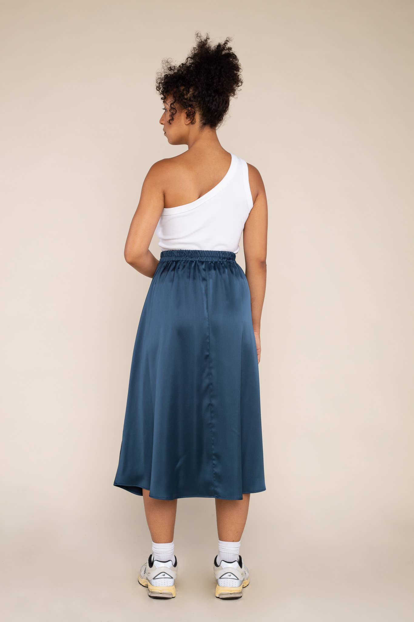 NLT - Wholesale Skirt - Women's - Satin Midi Skirt - Plus Size4