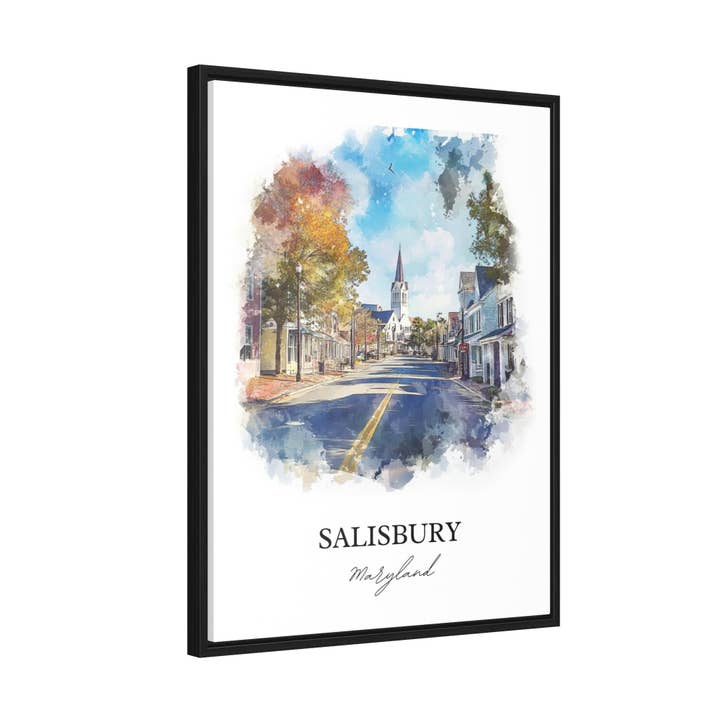 Premium Travel Art - Wholesale Art Print - Salisbury MD Wall Art - Maryland Print7