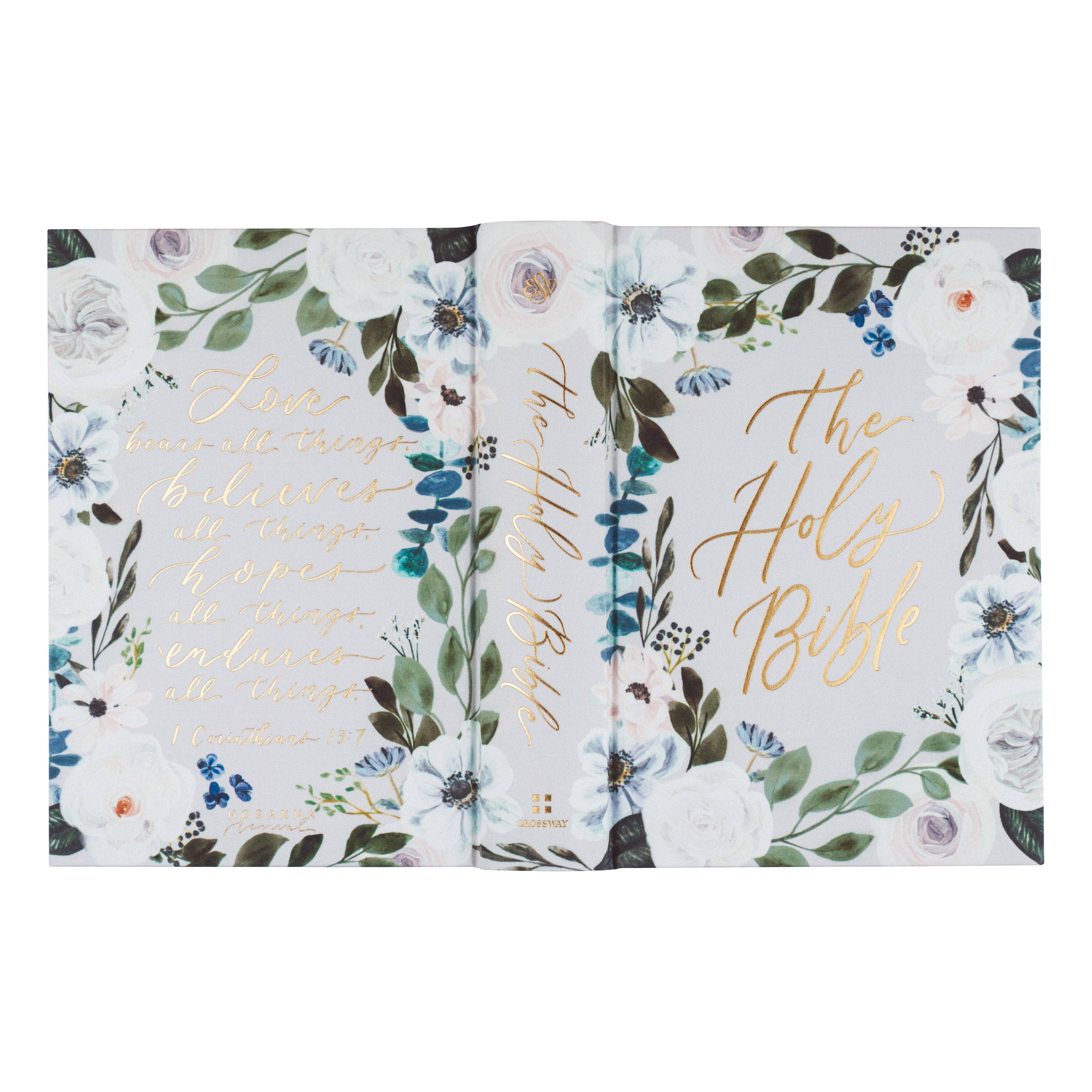 Hosanna Revival - Wholesale Religion Book - ESV Large Print Journaling Bible: Victoria Theme3