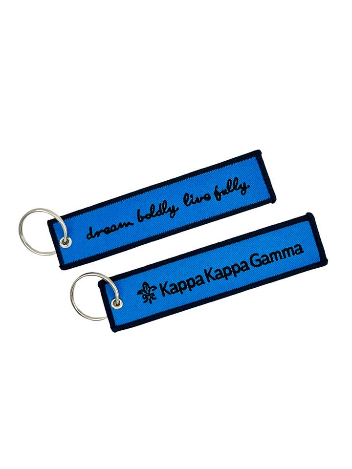 Kappa Kappa Gamma Key Chain for wholesale by CYA Accessories
