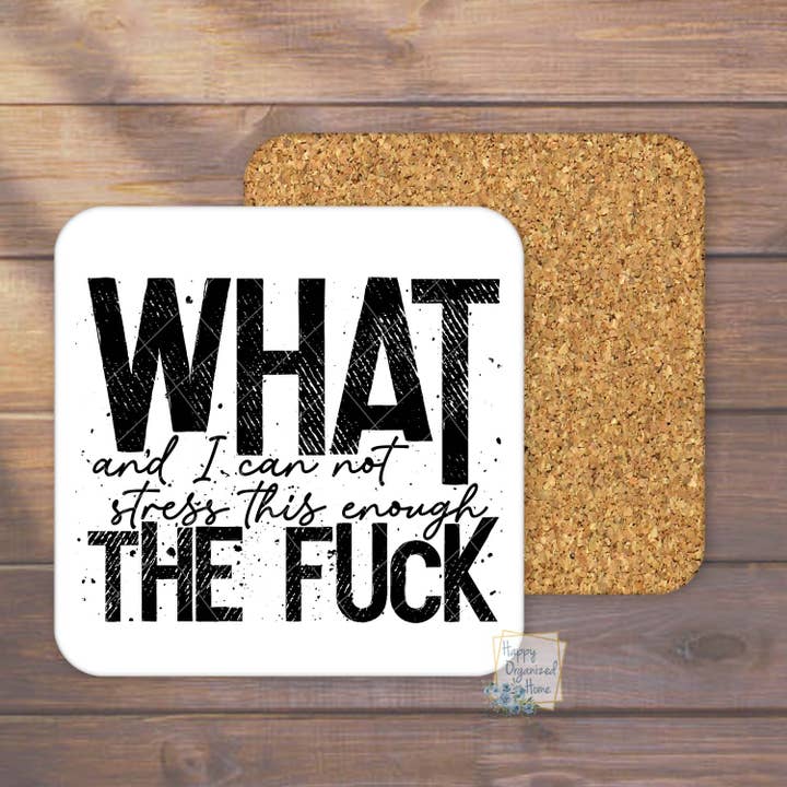 Quel et je ne peux pas assez insister là-dessus le putain de dessous de verre pour la vente par Happy Organized Home