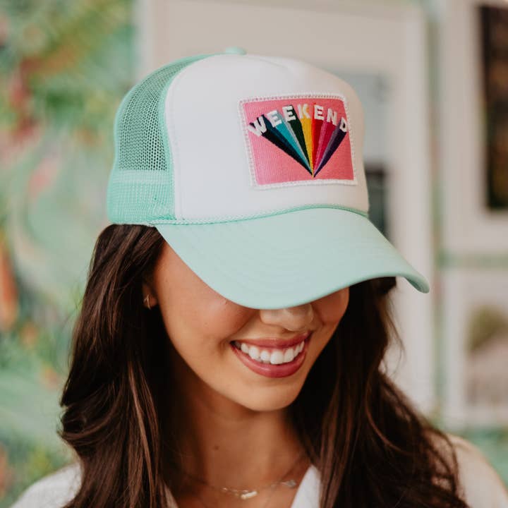 Weekend Patch Foam Trucker Hat for wholesale by Katydid