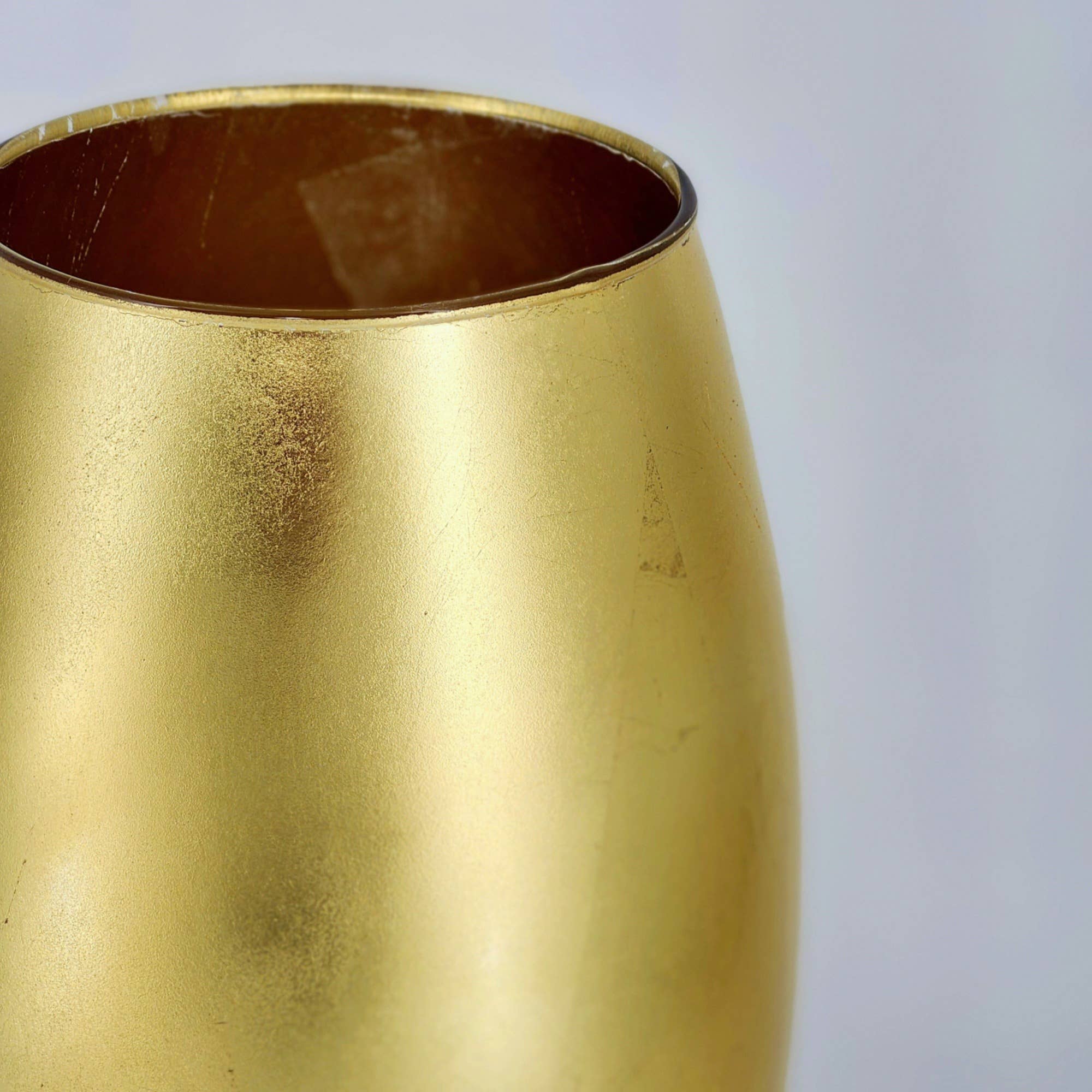 RED POMEGRANATE COLLECTION - Wholesale Vase - AMARYLLIS Solid Gold Gilded Flower Vase12