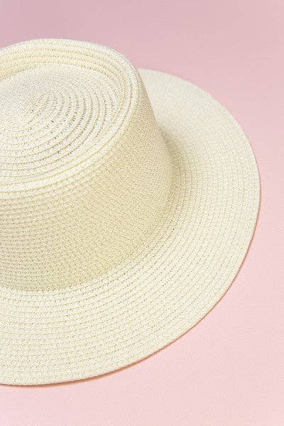 JOSSLYN by wall to wall - Vente Chapeau de paille – femme - CHAPEAUX DE SOLEIL CLASSIQUES EN PAILLE DE BATEAU | 40HW6032