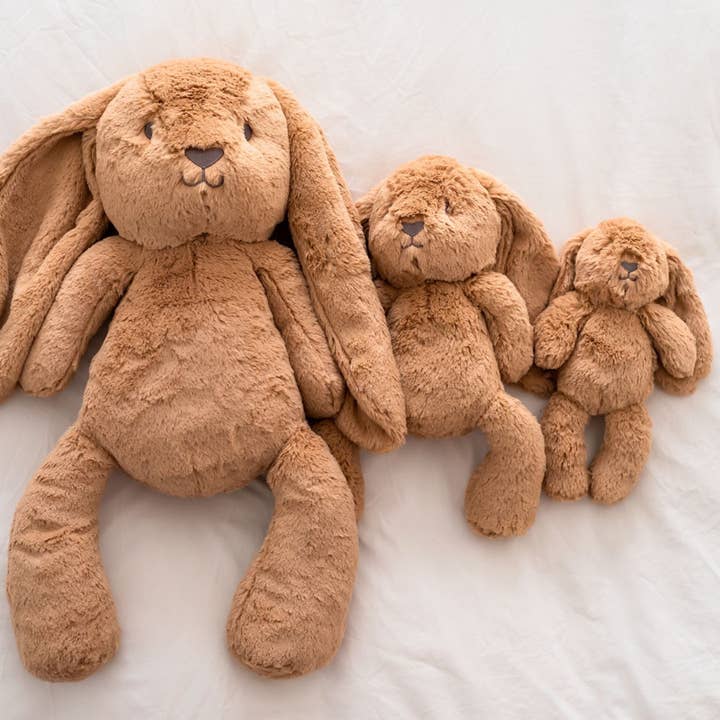 OB Australia - Wholesale Stuffed/Plush Toy - Kids & Baby - Bailey Caramel Bunny Soft Toy 13.5"/34cm