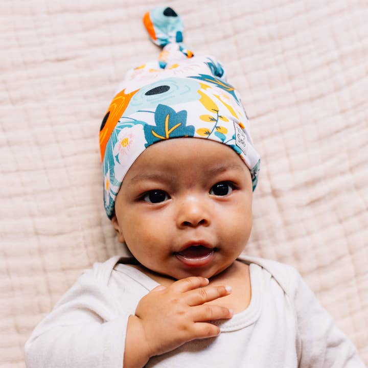 Milk Snob - Wholesale Newborn/Knit Hat - Baby - Magnolia Adjustable Knot Newborn Baby Hat