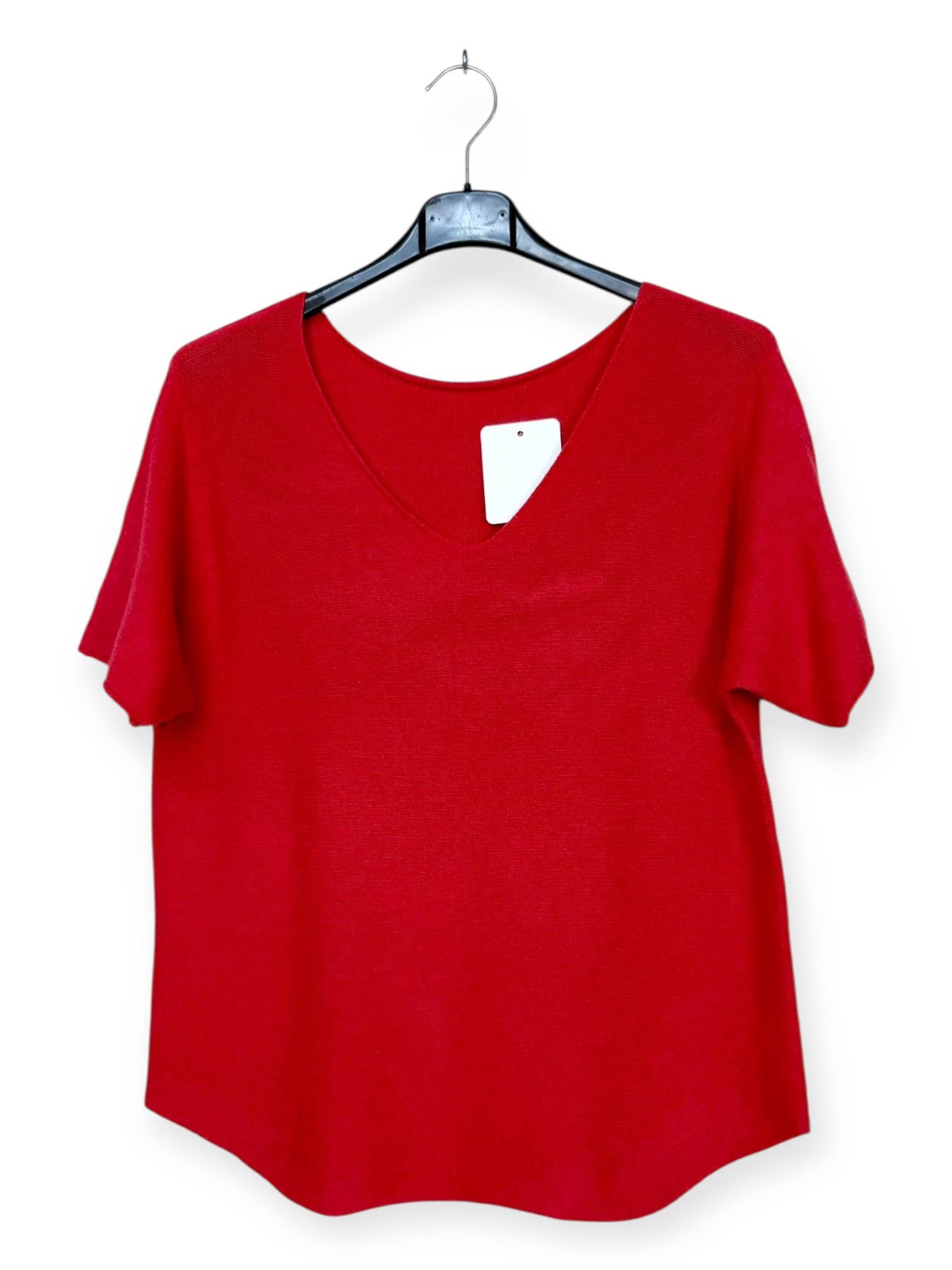 Lucky Nana - Wholesale Knit Top - Women's - AH 2203 - Soft Short-Sleeve Top14