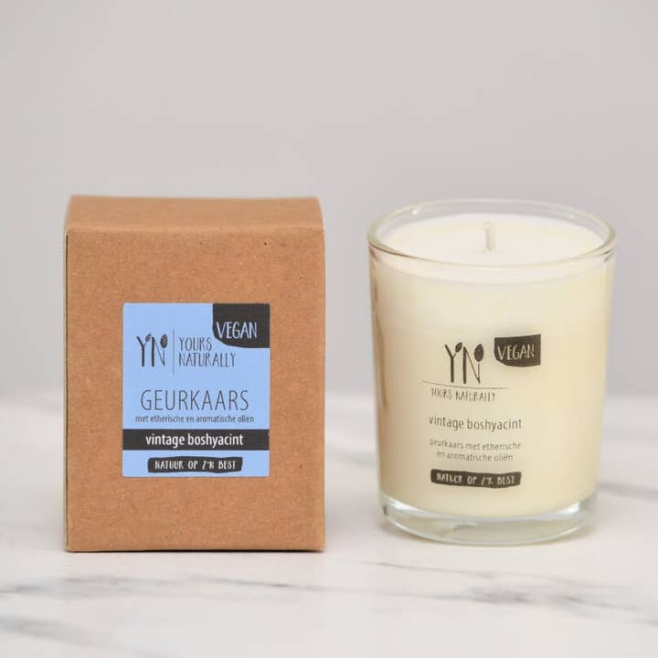 Votive Vegan Candle Vintage Bluebell 9 cl for wholesale by Yours Naturally