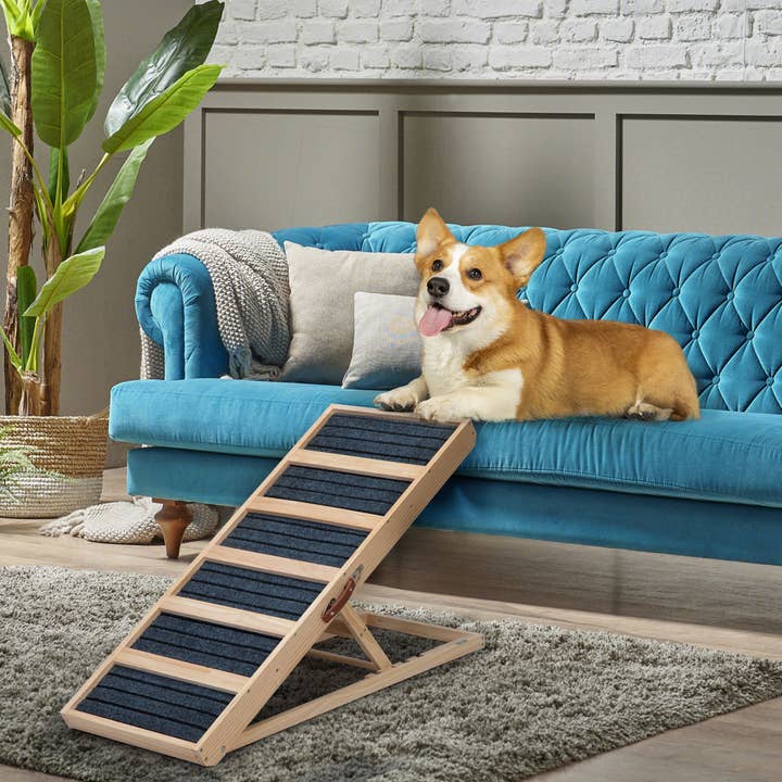 Rampe pour animaux en bois pliable de 39' avec réglage de hauteur pour la vente par 39F Inc.