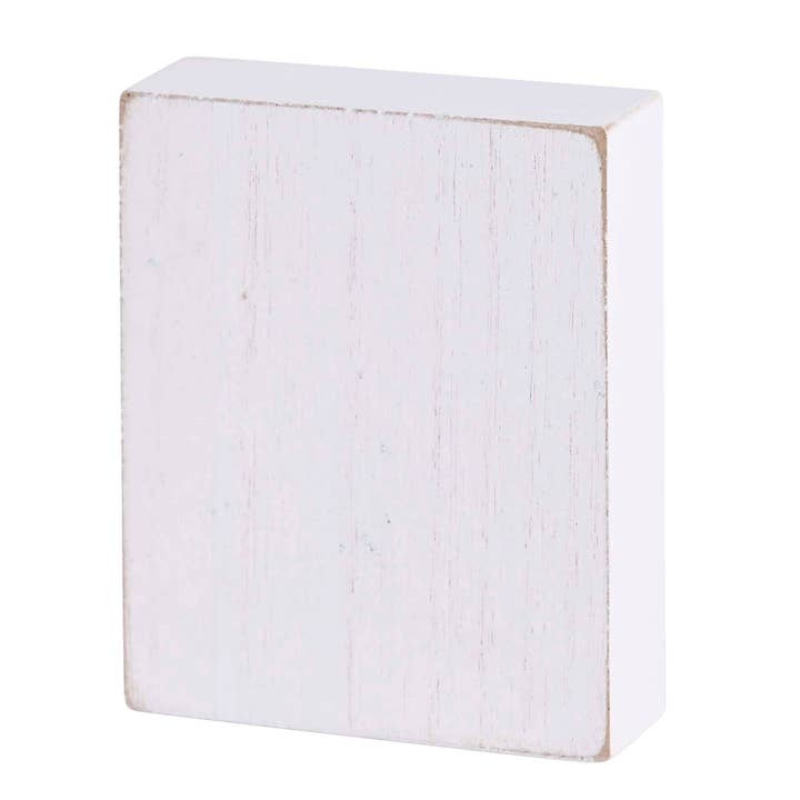 Cottage Garden - Wholesale Desk/Tabletop Sign - Tabletop Plaque Patience White 3x42