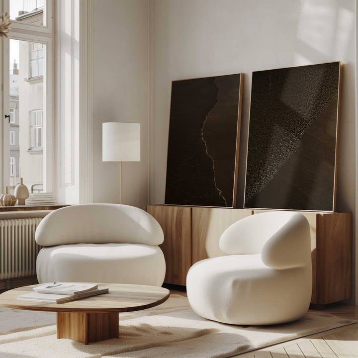 D'LUXE PRINTS - Wholesale Art Print - Bronze Sands II – Coastal Texture Print3