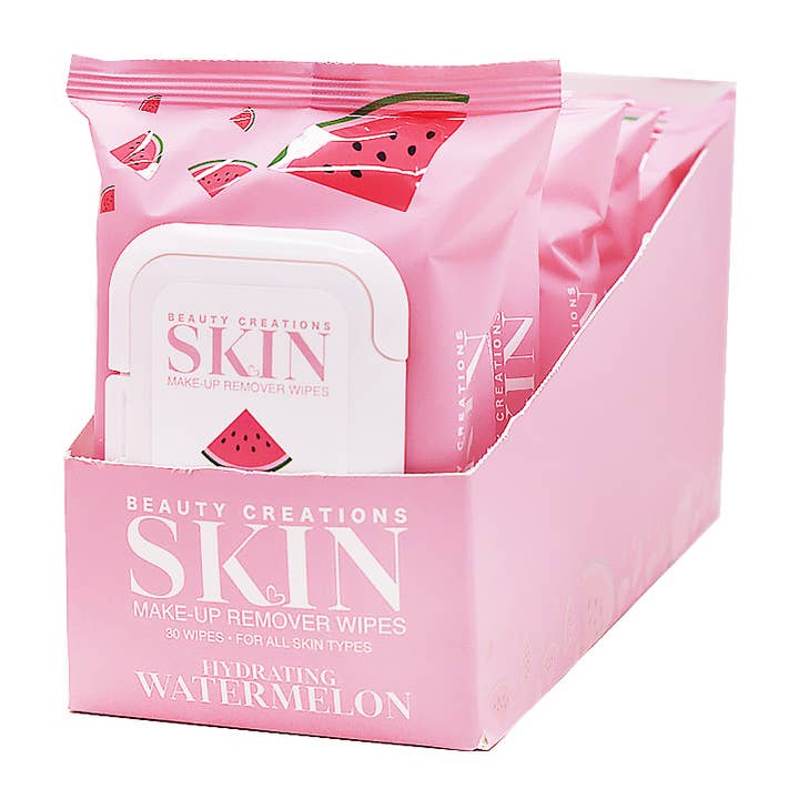 PINEAPPLE Beauty - Wholesale Makeup Remover - Beauty Creations SKW-01 Makeup Remover Wipes Watermelon - 6