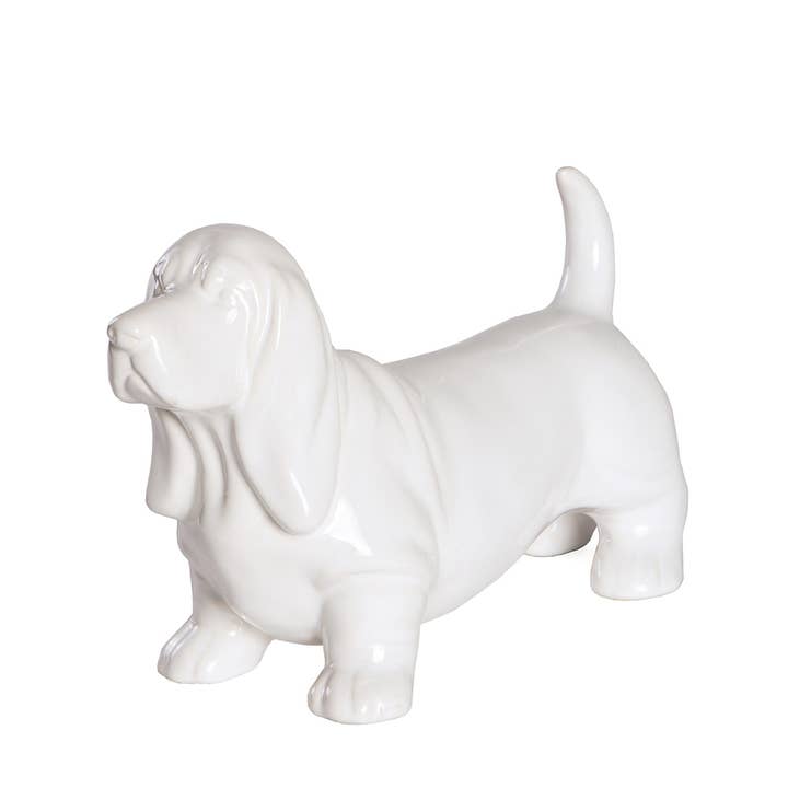 NAYOTHECORGI – Großhandel Dekofigur – Stehende Basset Hound Keramikstatue16