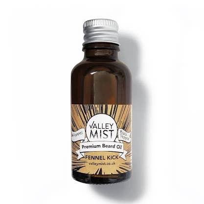 Fennel Kick Premium Beard Oil for wholesale by Valley Mist